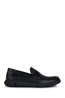 Geox Men's Black Andalo Leather Casual Loafer | Derimod