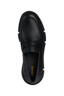 Geox Men's Black Andalo Leather Casual Loafer | Derimod