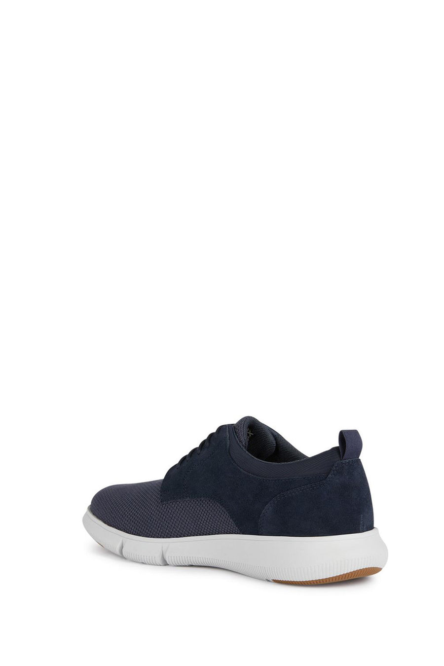 Geox Men's Navy Blue Spherica Leather Casual Shoes