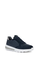 Geox Men's Navy Spherica Laced Fabric Sneakers | Derimod