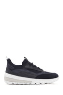 Geox Men's Navy Blue Spherica Active Lace Up Fabric Sneaker | Derimod