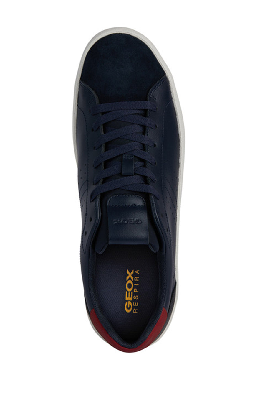 
Geox Men's Navy Affıle Lace-up Leather Sneaker
