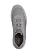 Geox Erkek Gri Spherica Bağcıklı Kumaş Sneaker | Derimod