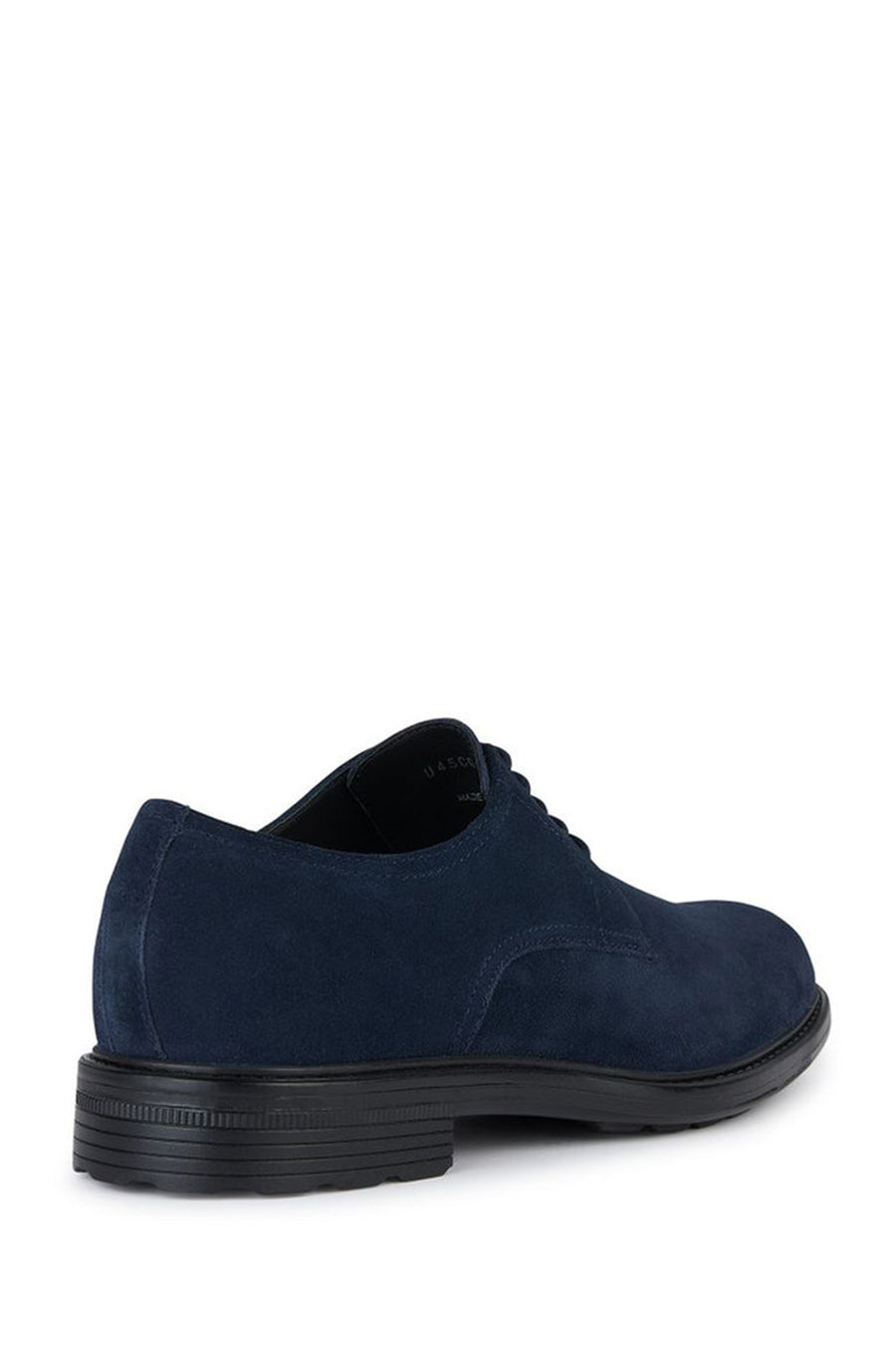 Geox Men's Navy Blue Walk Pleasure Lace-up Suede Leather Classic Shoes