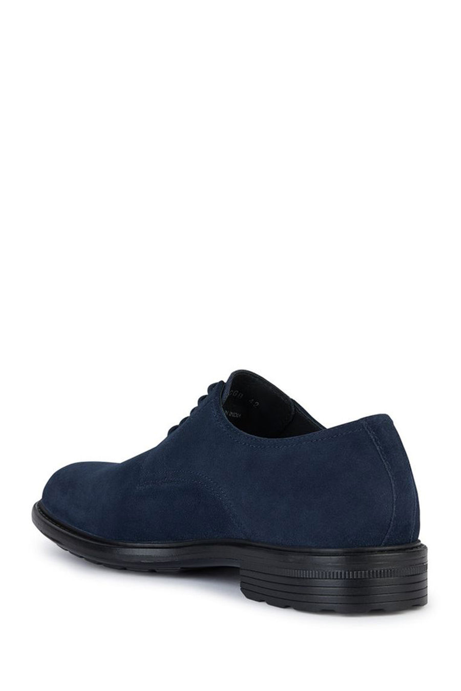 Geox Men's Navy Blue Walk Pleasure Lace-up Suede Leather Classic Shoes