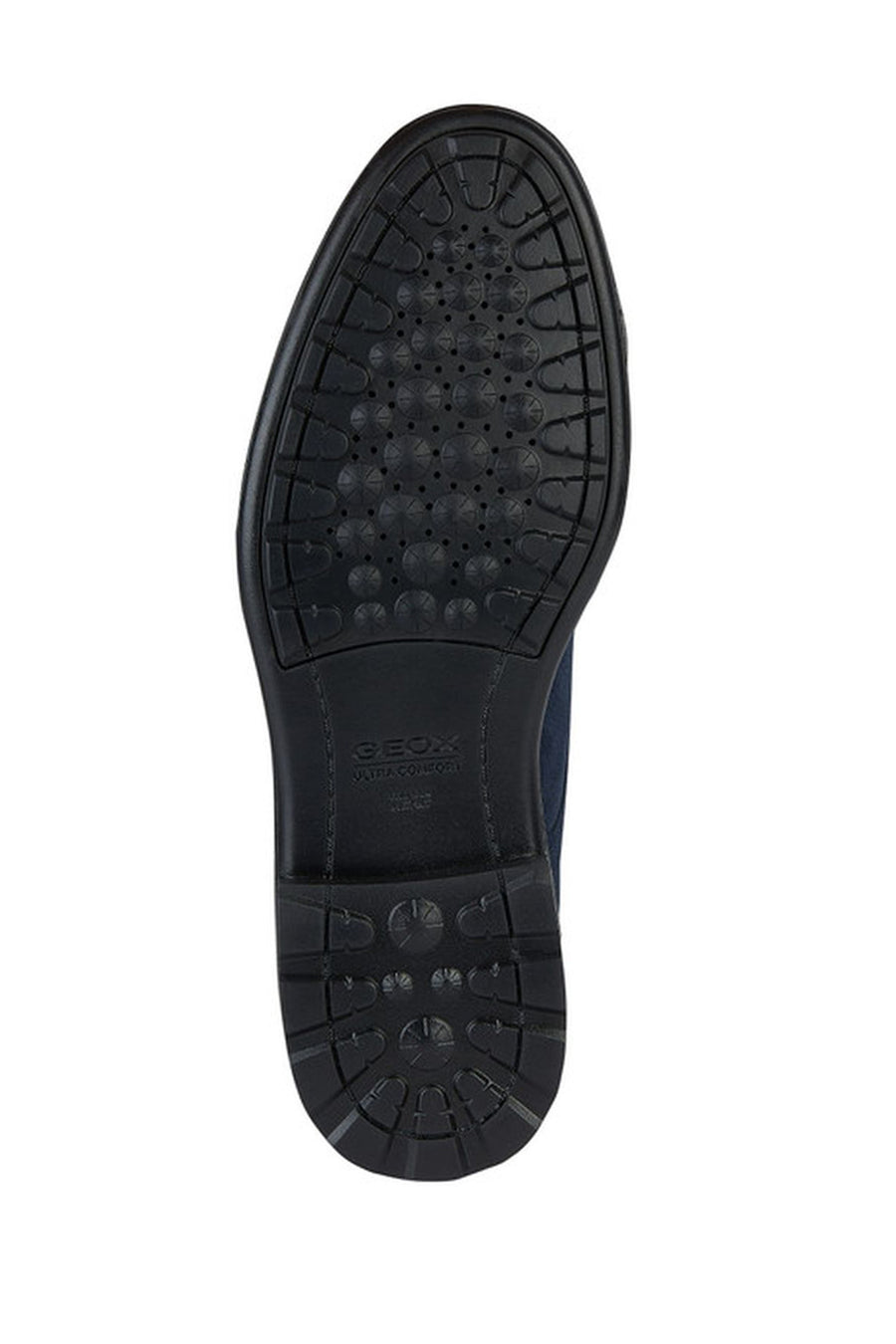 Geox Men's Navy Blue Walk Pleasure Lace-up Suede Leather Classic Shoes