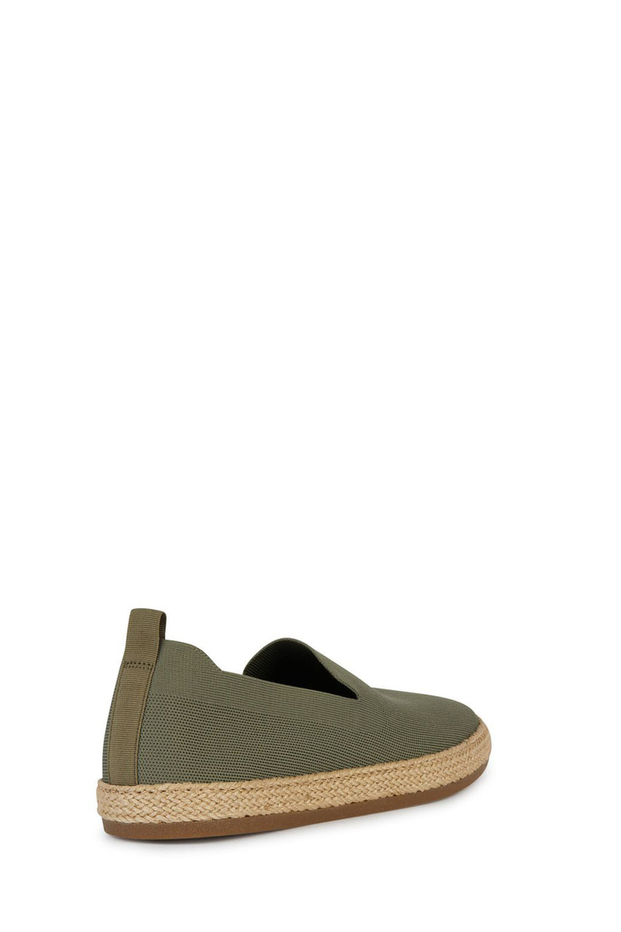Geox Men's Green Pantelleria Wicker Leather Espadrille