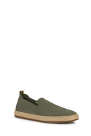 Geox Men's Green Pantelleria Wicker Leather Espadrille | Derimod