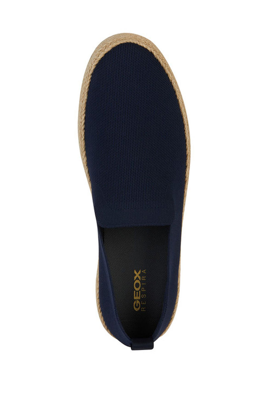 Geox Men's Navy Blue Pantelleria Straw Sole Espadrille