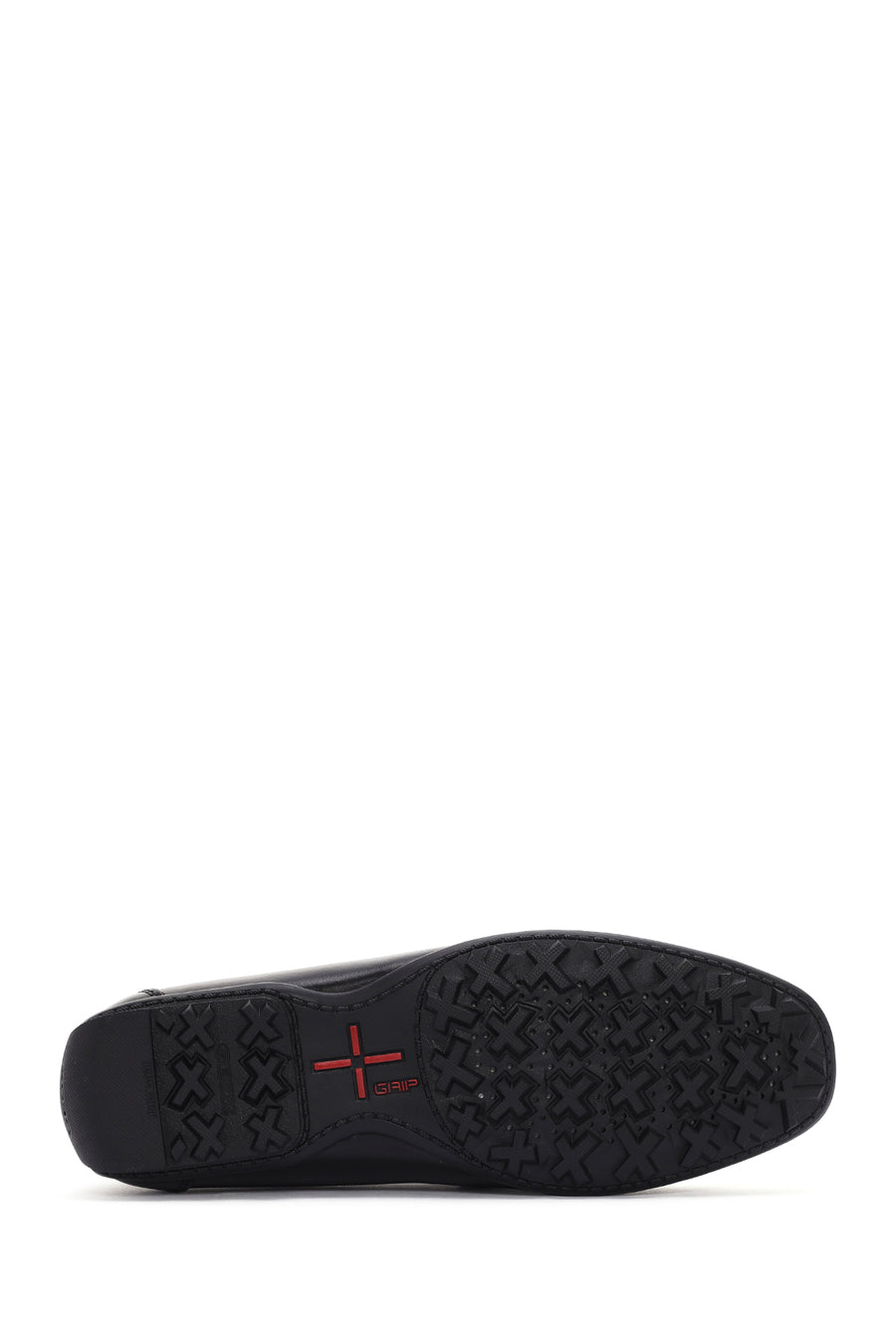 Geox Men's Black Kosmopolis + Grip Leather Loafer