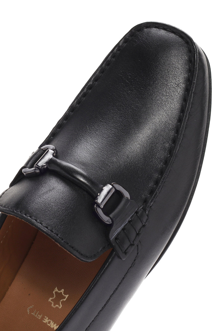 Geox Men's Black Kosmopolis + Grip Leather Loafer