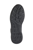 Geox Men's Black Sanzio Lace-Up Leather Sneaker | Derimod