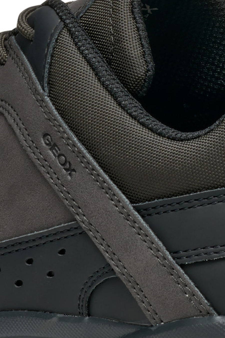 Geox Erkek Kahverengi Nebula Bağcıklı Kumaş Sneaker