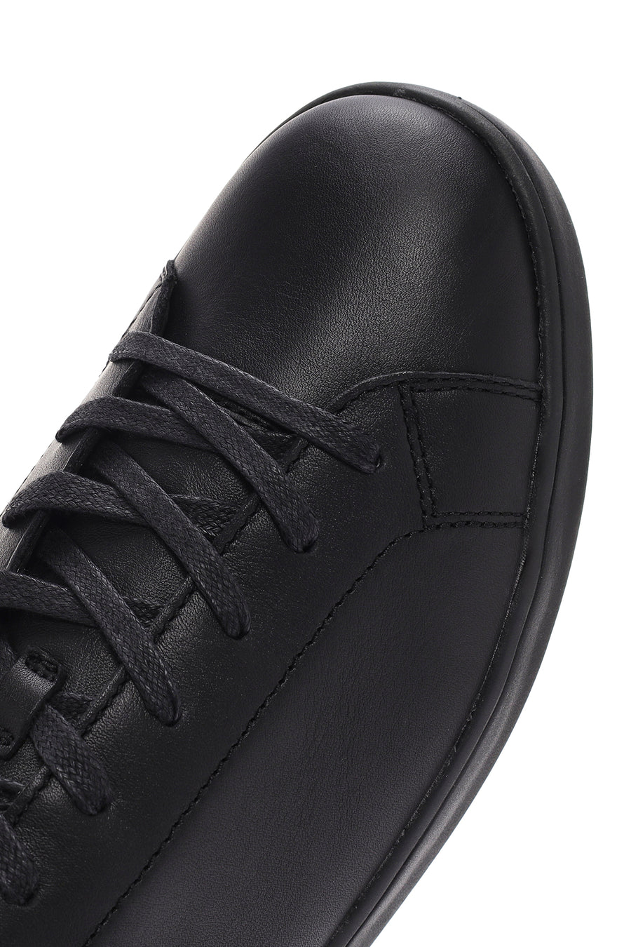 Geox Men's Black Spherica Lace-up Leather Sneaker