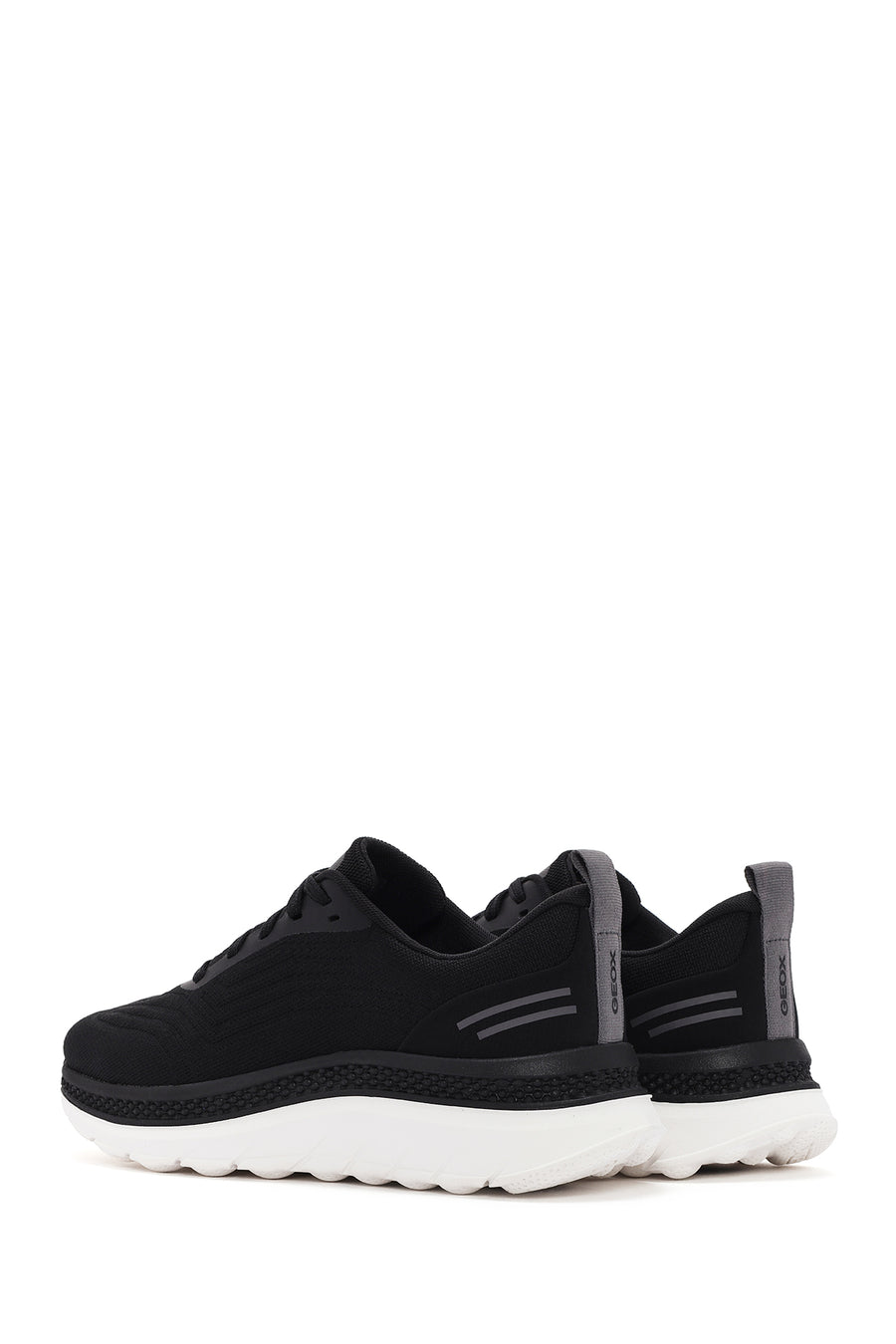 Geox Erkek Siyah Spherica Actif X Bağcıklı Kumaş Sneaker