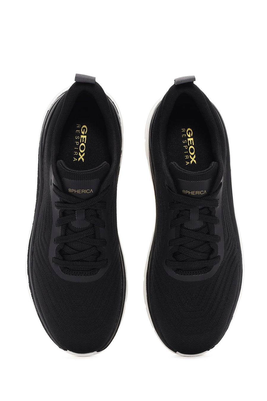 Geox Erkek Siyah Spherica Actif X Bağcıklı Kumaş Sneaker