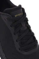 Geox Erkek Siyah Spherica Actif X Bağcıklı Kumaş Sneaker | Derimod