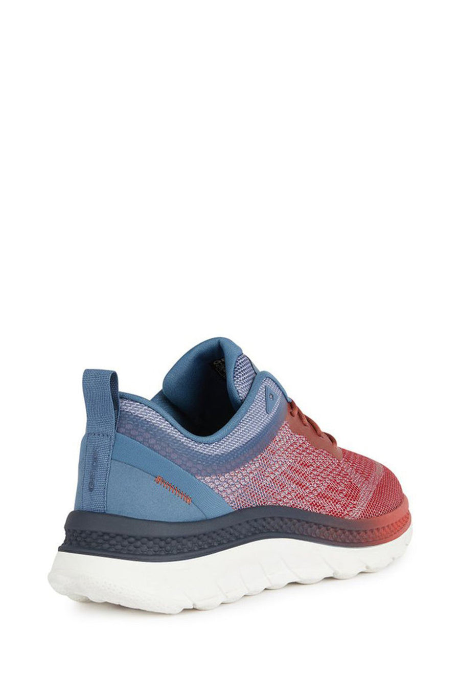 Geox Men's Red Spherica Active Laced Fabric Sneakers