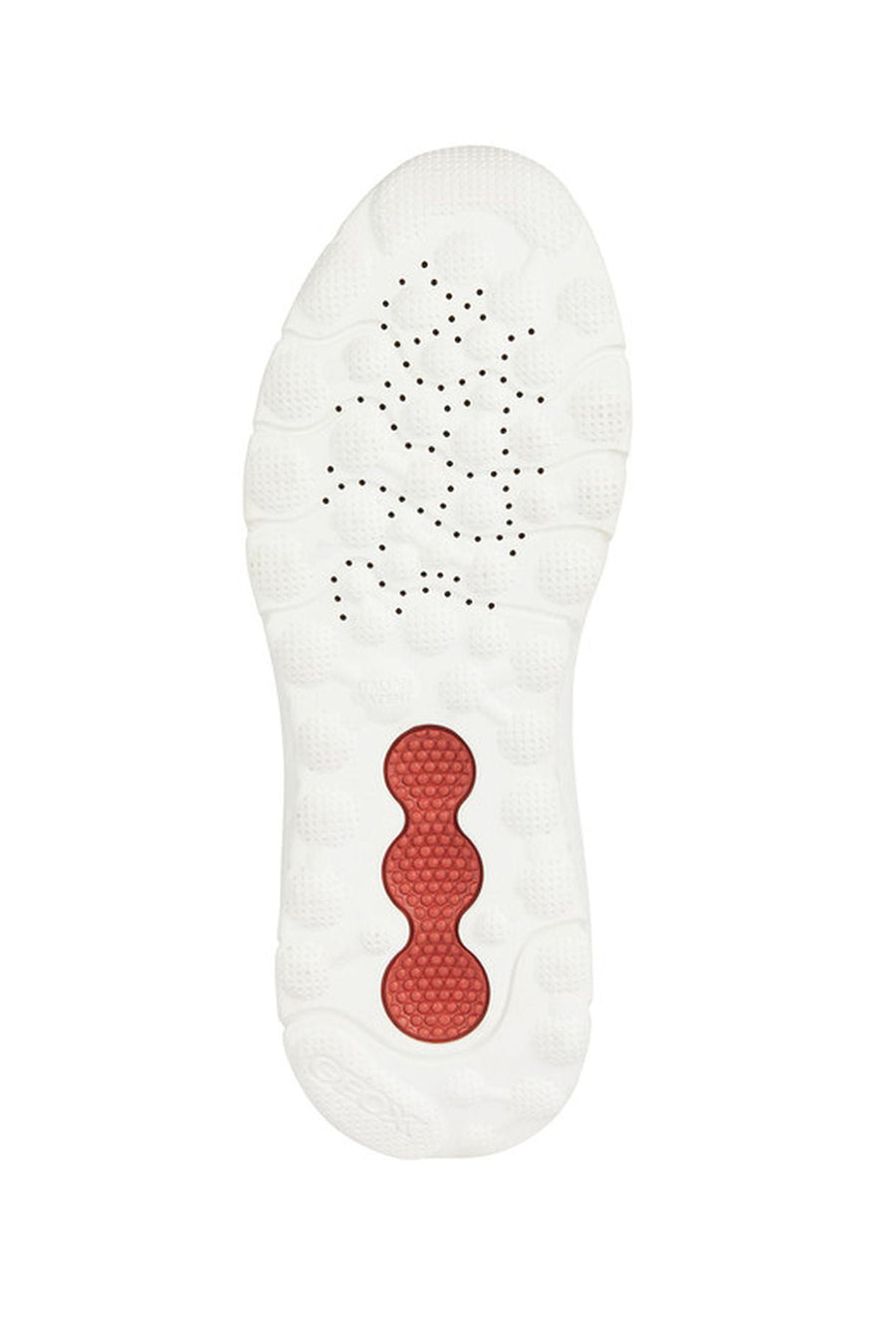 Geox Men's Red Spherica Active Laced Fabric Sneakers
