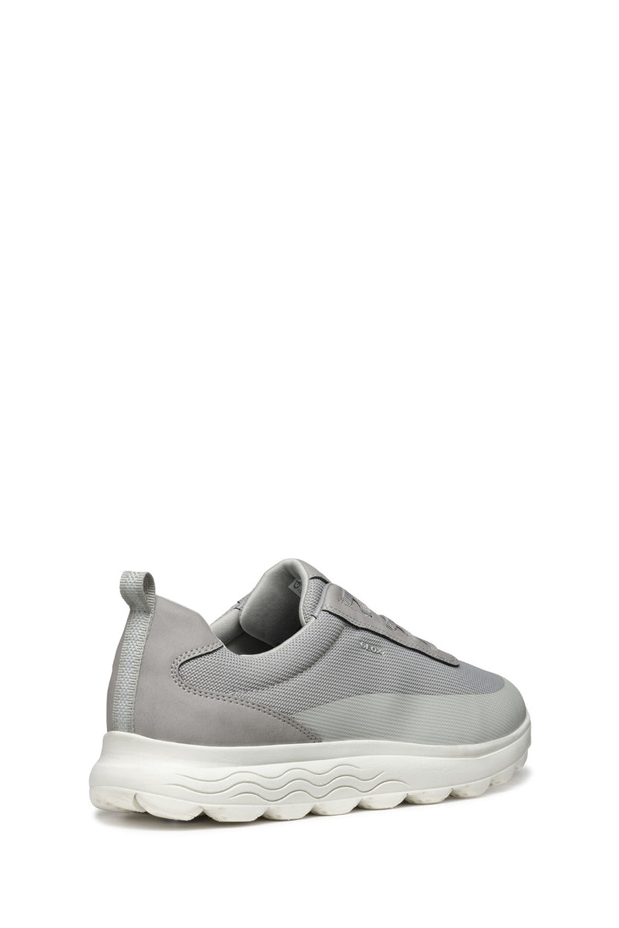 Geox Men's Gray U Spherica A - Mesh + Nbk Synth Laced Fabric Sneaker