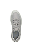 Geox Men's Gray U Spherica A - Mesh + Nbk Synth Laced Fabric Sneaker | Derimod