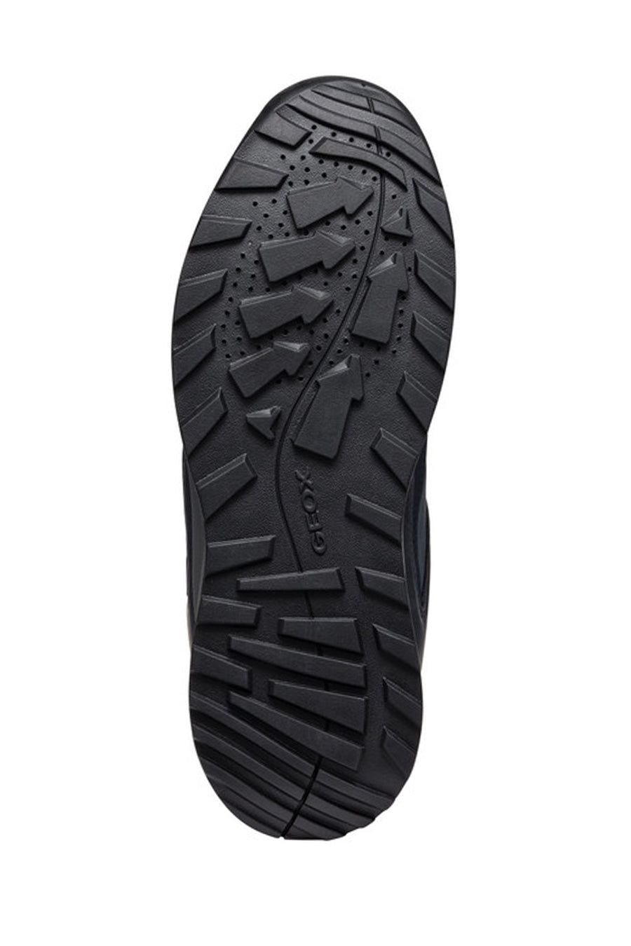 Geox Erkek Lacivert Bağcıklı Deri Sneaker