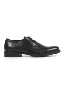 Geox Men's Black Uomo Carnaby Leather Masculine Classic Shoes | Derimod