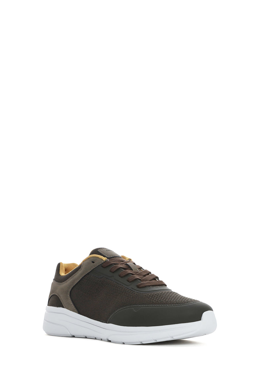 Geox Men's Green U Klaıver Laced Fabric Sneakers