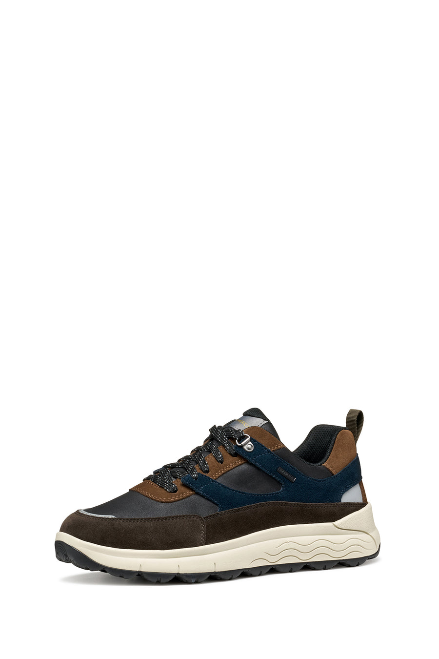 Geox Erkek Kahverengi U Spherıca 4X4 B Abx C - Suede Bağcıklı Kalın Tabanlı Kumaş Sneaker