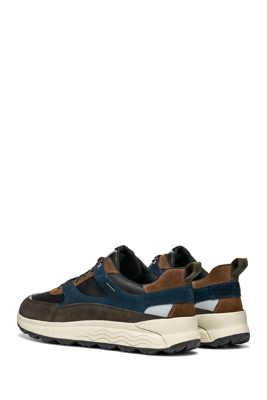 Geox Erkek Kahverengi U Spherıca 4X4 B Abx C - Suede Bağcıklı Kalın Tabanlı Kumaş Sneaker