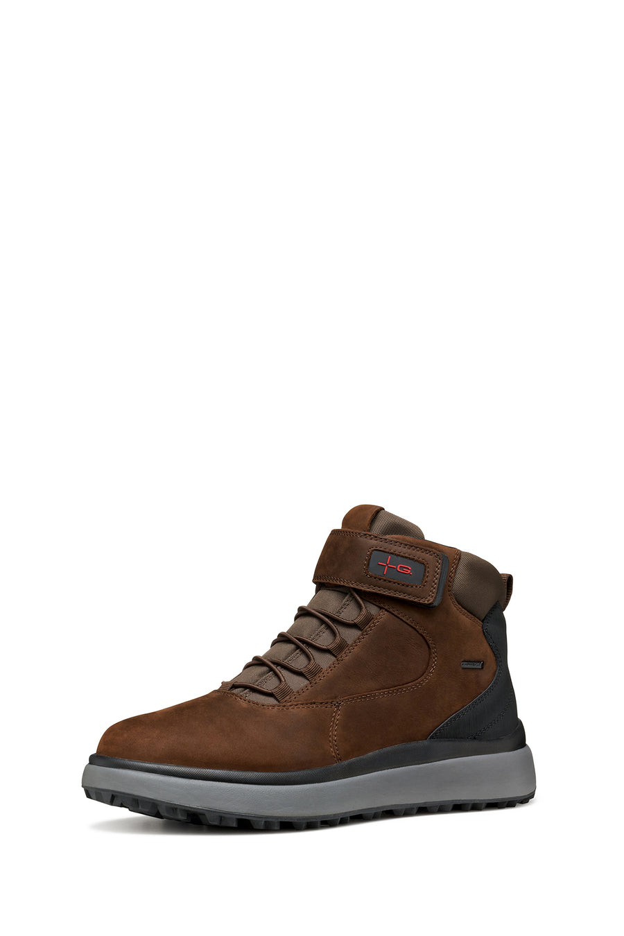 Geox Men Brown U Granito + Grip B Abx C - Oil Laced Leather Outdoor Boot