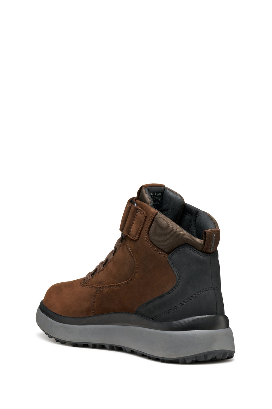 Geox Men Brown U Granito + Grip B Abx C - Oil Laced Leather Outdoor Boot