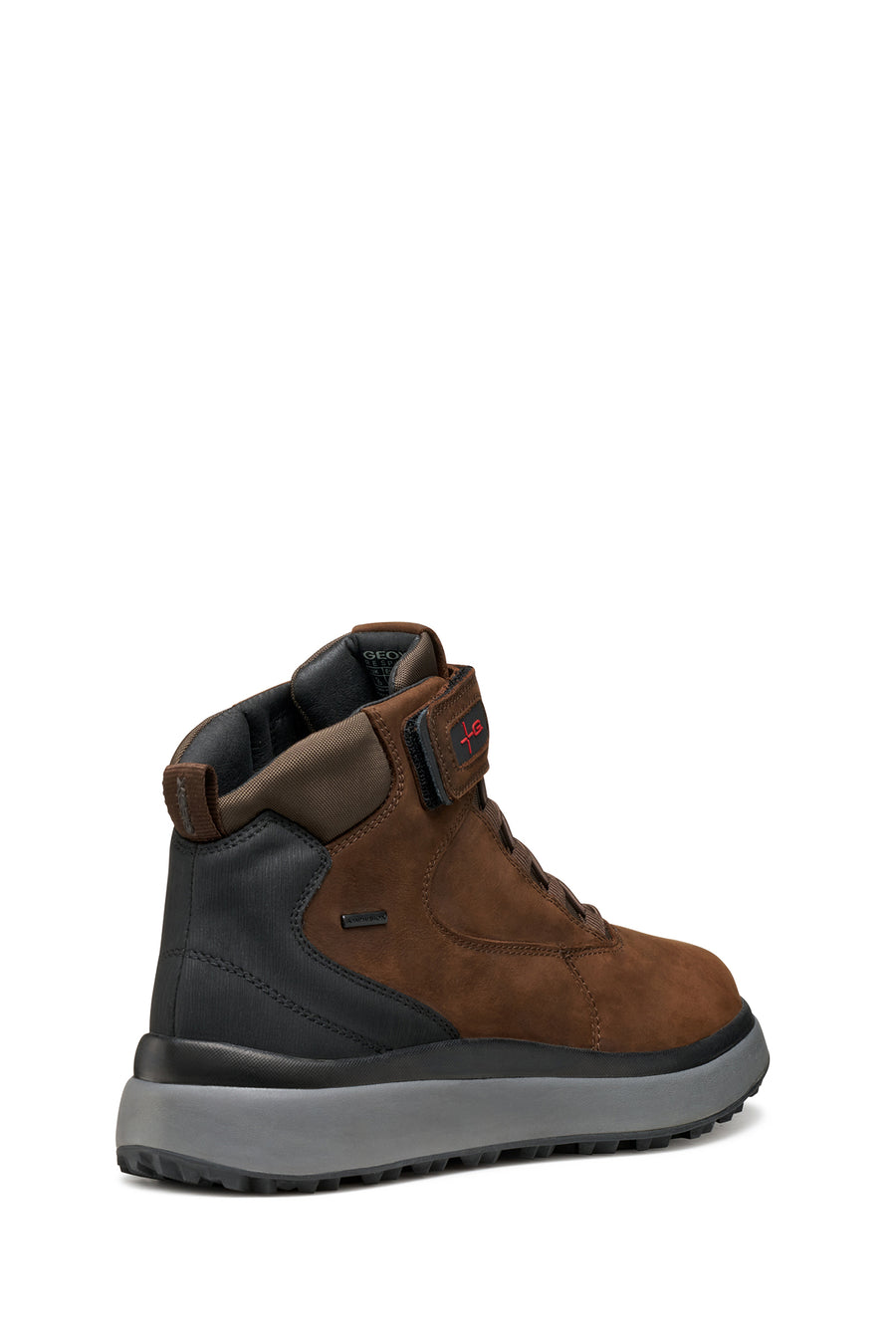 Geox Men Brown U Granito + Grip B Abx C - Oil Laced Leather Outdoor Boot