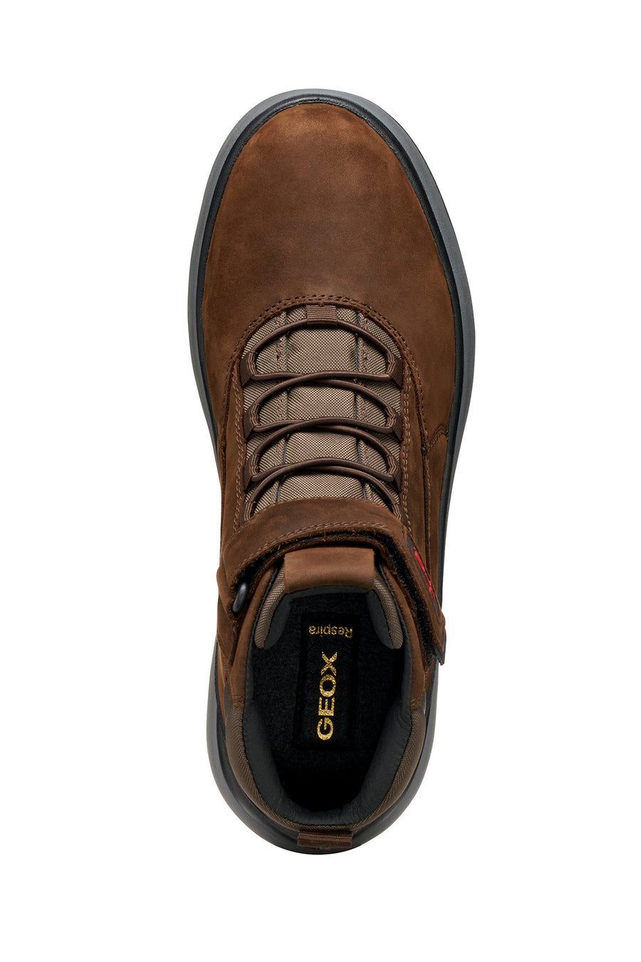 Geox Men Brown U Granito + Grip B Abx C - Oil Laced Leather Outdoor Boot