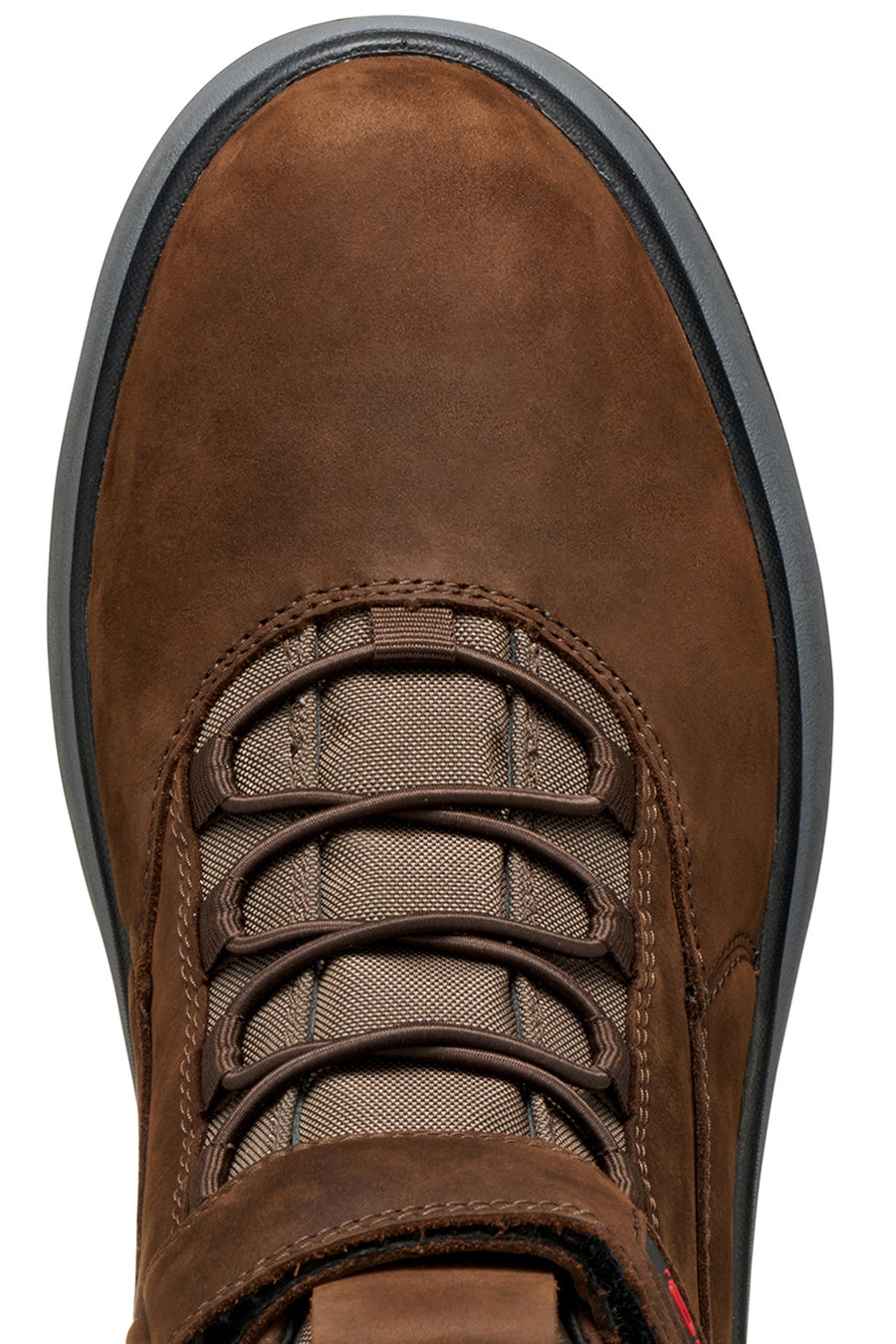Geox Men Brown U Granito + Grip B Abx C - Oil Laced Leather Outdoor Boot