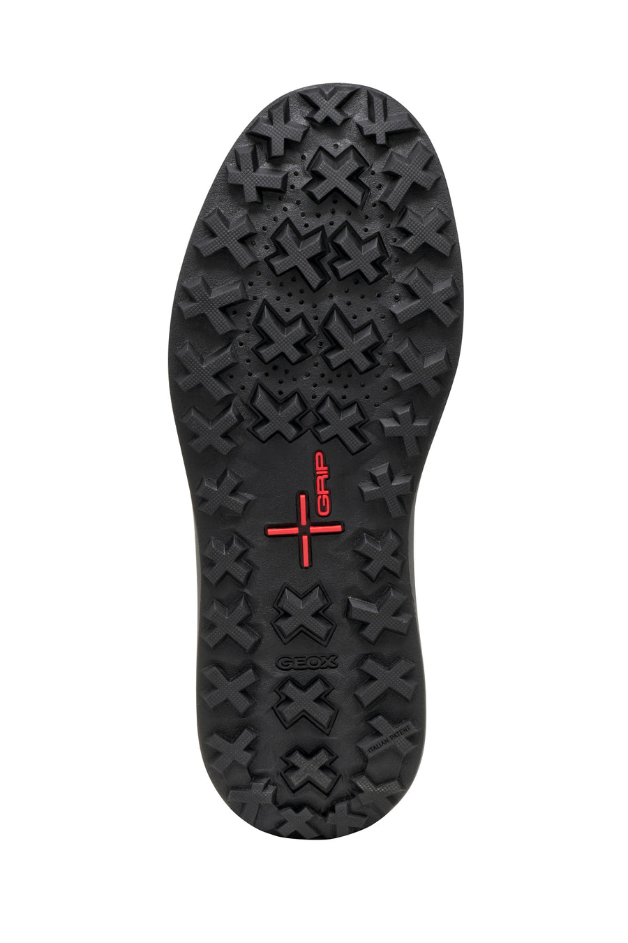 Geox Erkek Siyah U Granıto + Grıp B Abx C - Oıl Bağcıklı Deri Outdoor Bot