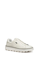 Geox Erkek Beyaz U Spherıca Ecub-1.1 B Abx Bağcıklı Deri Sneaker | Derimod