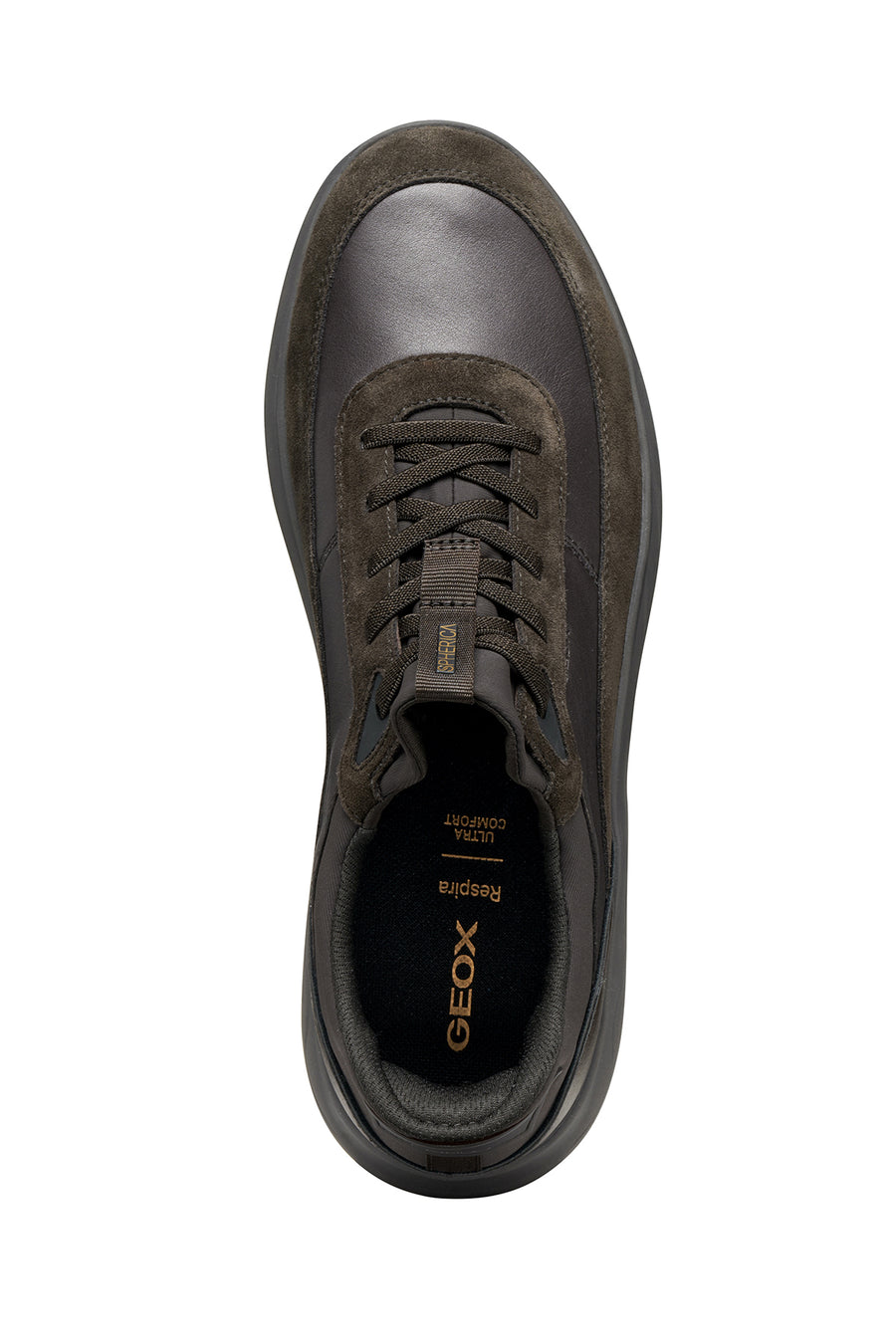 Geox Erkek Kahverengi U Spherıca Plus A - Nappa+Sued Bağcıklı Süet Sneaker
