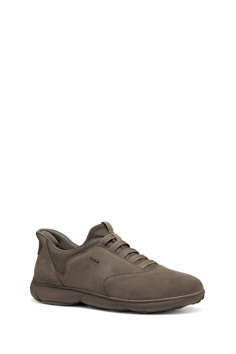 Geox Men Mink U Nebula 2.0 Plus Lace-Up Suede Leather Casual Shoes