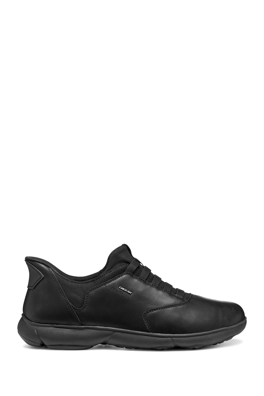 Geox Men Black U Nebula 2.0 Plus Lace-Up Leather Casual Shoes U56MXB00085C9999 | Derimod