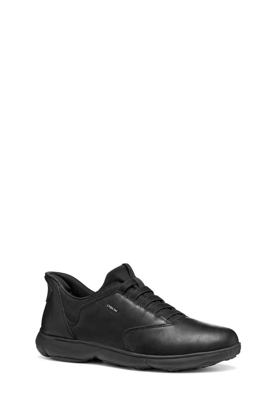 Geox Men Black U Nebula 2.0 Plus Lace-Up Leather Casual Shoes