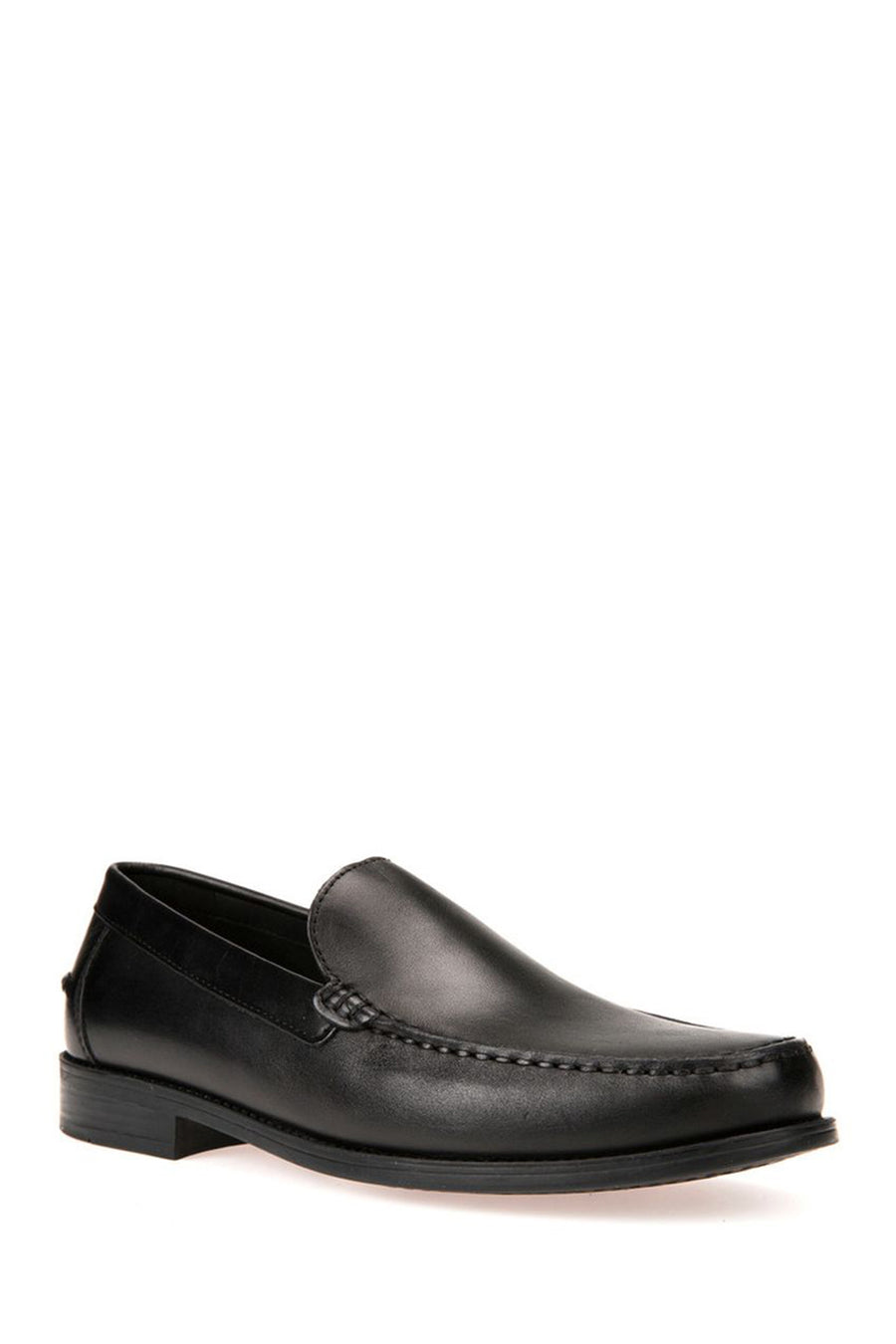 Geox Men's Black New Damon Leather Loafer