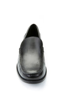 Geox Men's Black New Damon Leather Loafer | Derimod