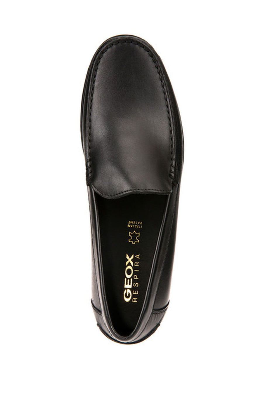 Geox Men's Black New Damon Leather Loafer
