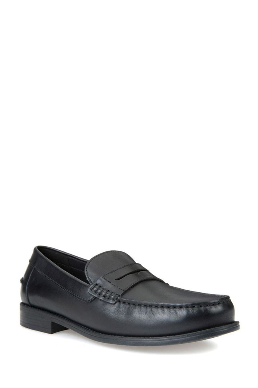 Geox Men's Black New Damon Leather Loafer
