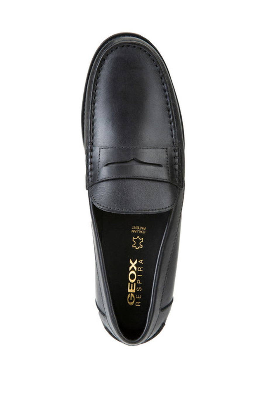 Geox Men's Black New Damon Leather Loafer