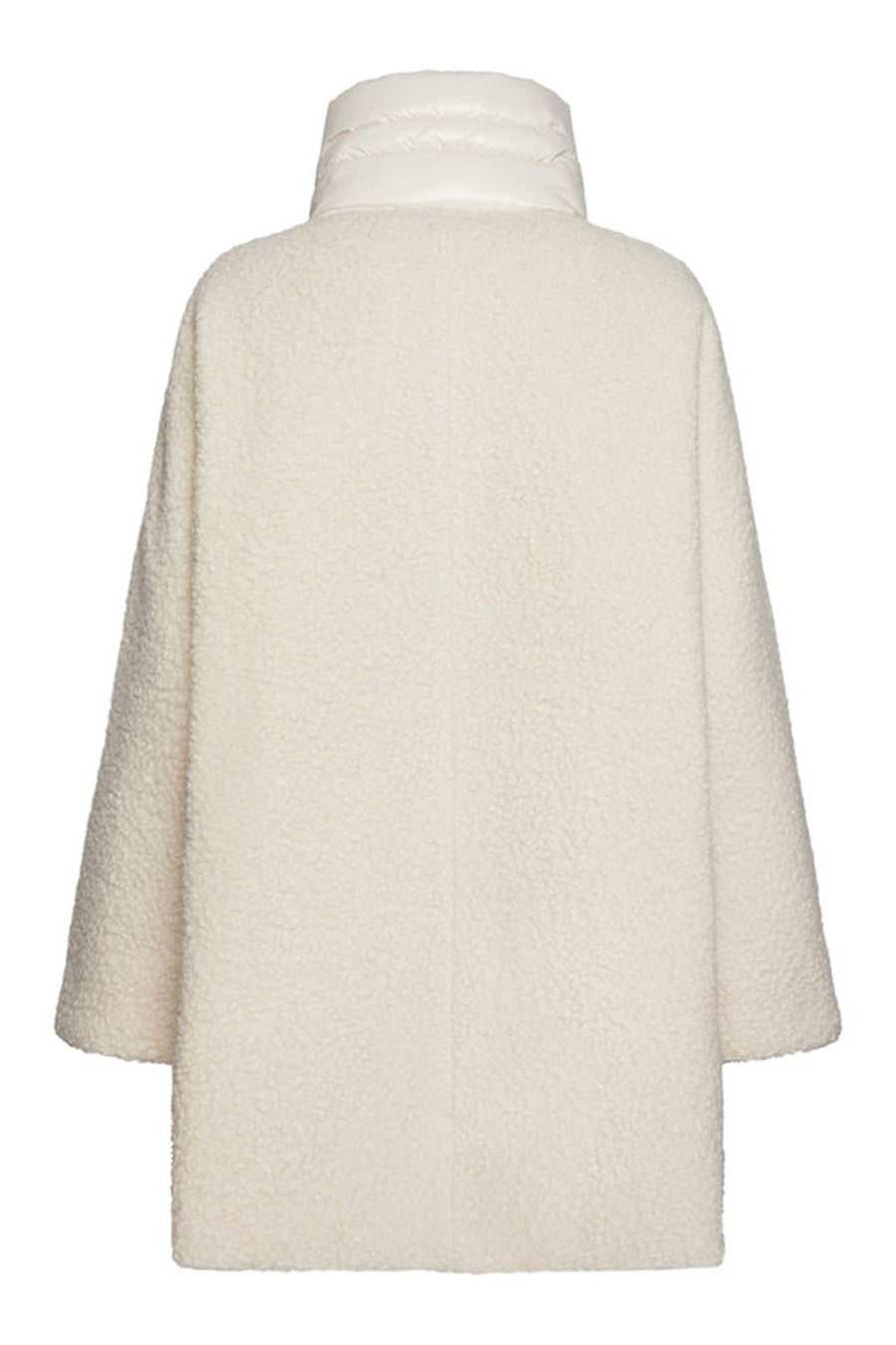 Geox Women's Cream Calithe Oversize Teddy Coat