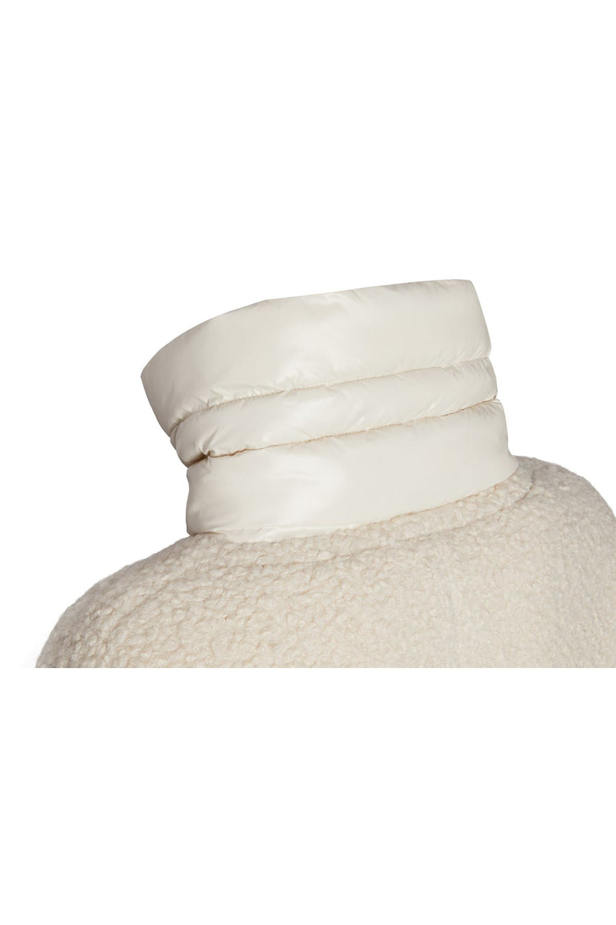 Geox Women's Cream Calithe Oversize Teddy Coat