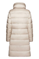 Geox Women's Gray Charlene Slim Fit Hooded Long Coat | Derimod