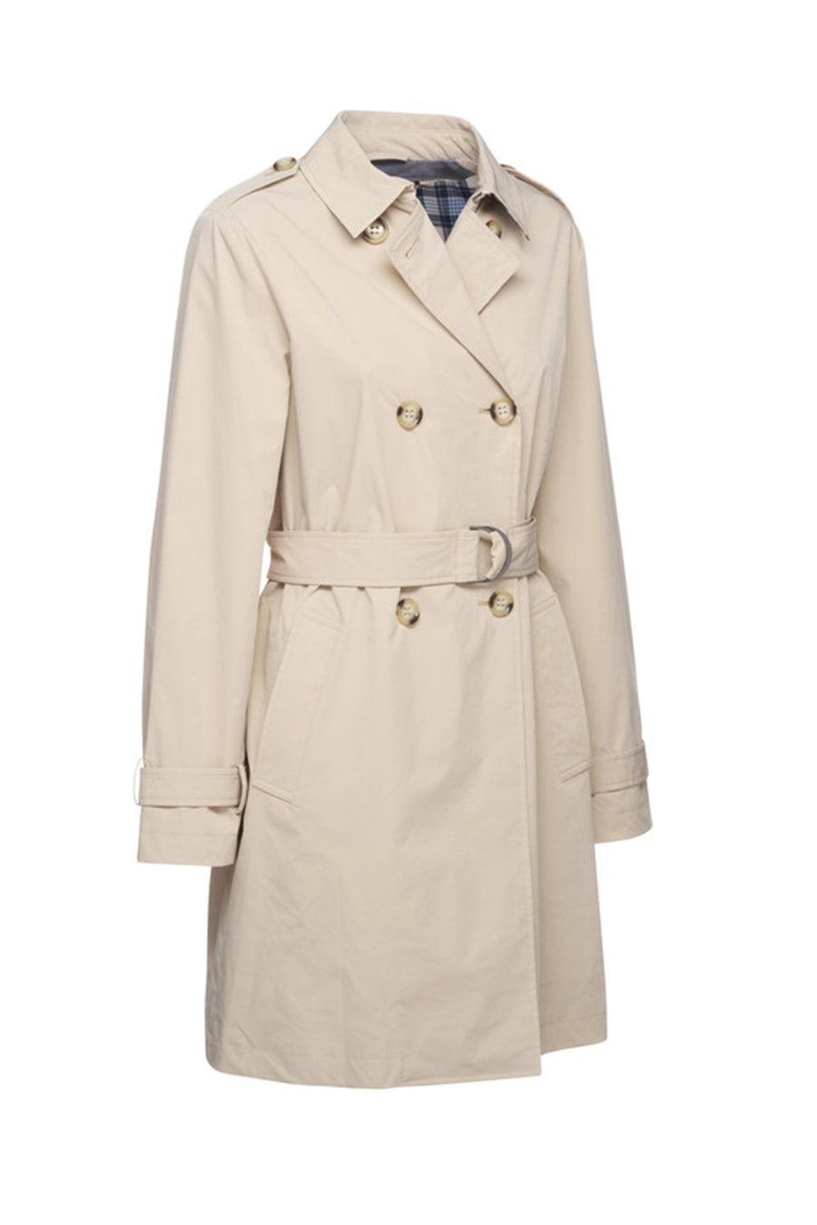 Geox Women's Cream Claudin Trench Coat